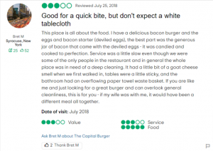 Read more about the article Good for a quick bite, but don’t expect a white tablecloth