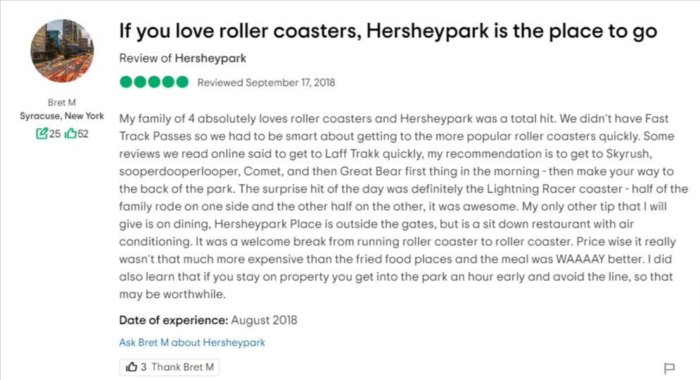 Read more about the article If you love roller coasters, Hersheypark is the place to go