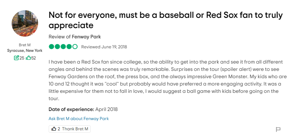 Read more about the article Not for everyone, must be a baseball or Red Sox fan to truly appreciate